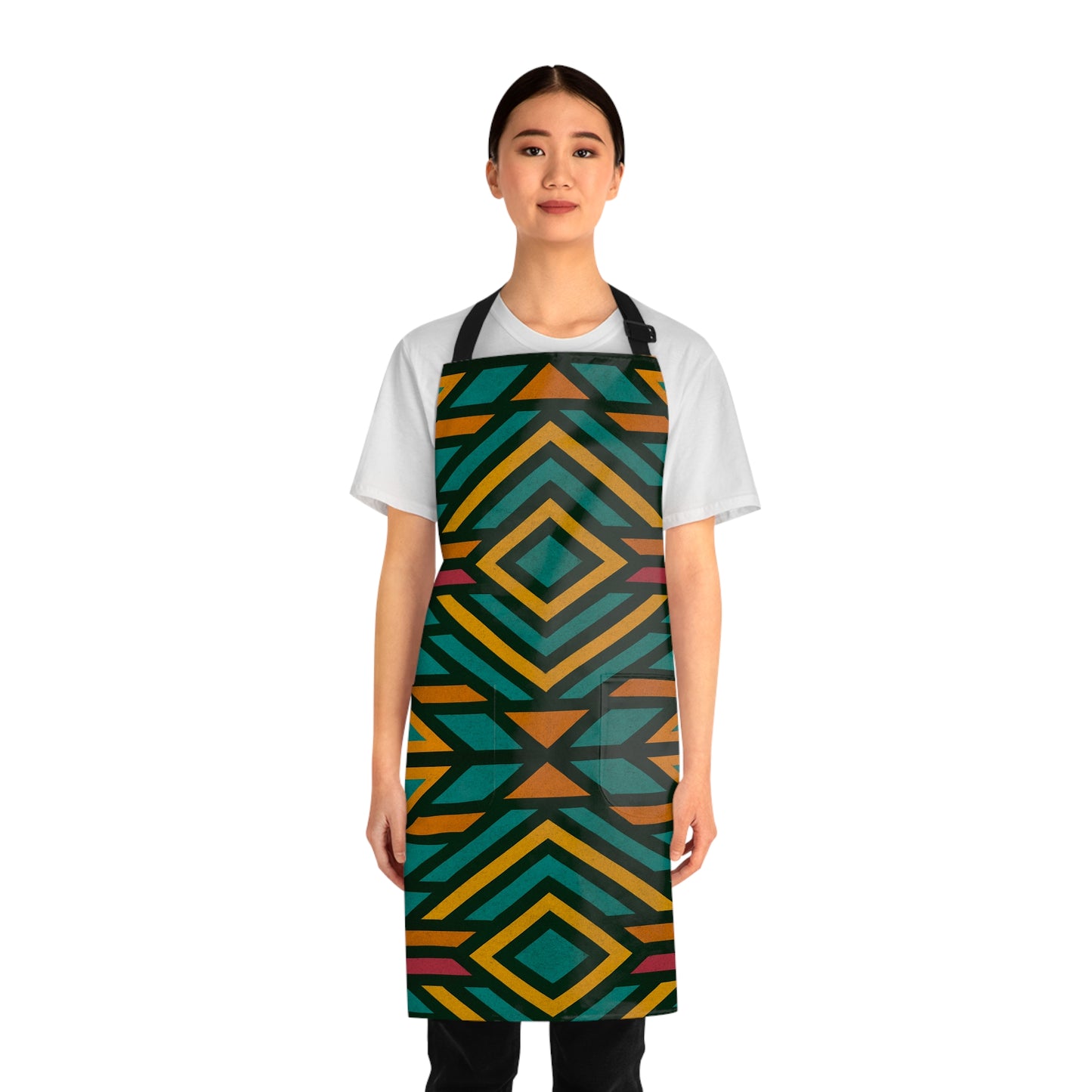 Ndebele Triangles Printed Apron