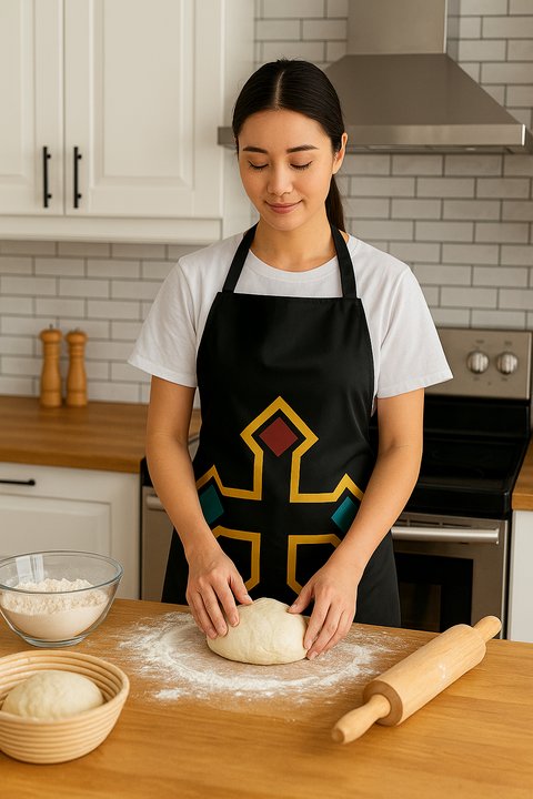 Heritage Cross Printed Apron