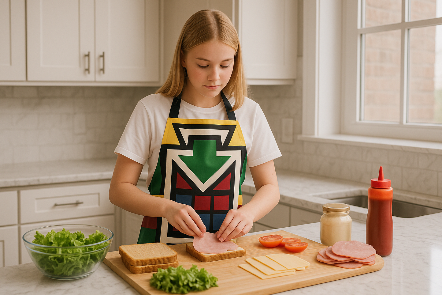 Sacred Geometry Printed Apron