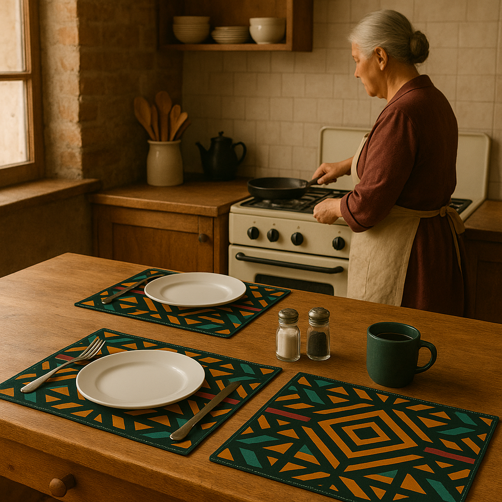 Ndebele Triangles Tablemat