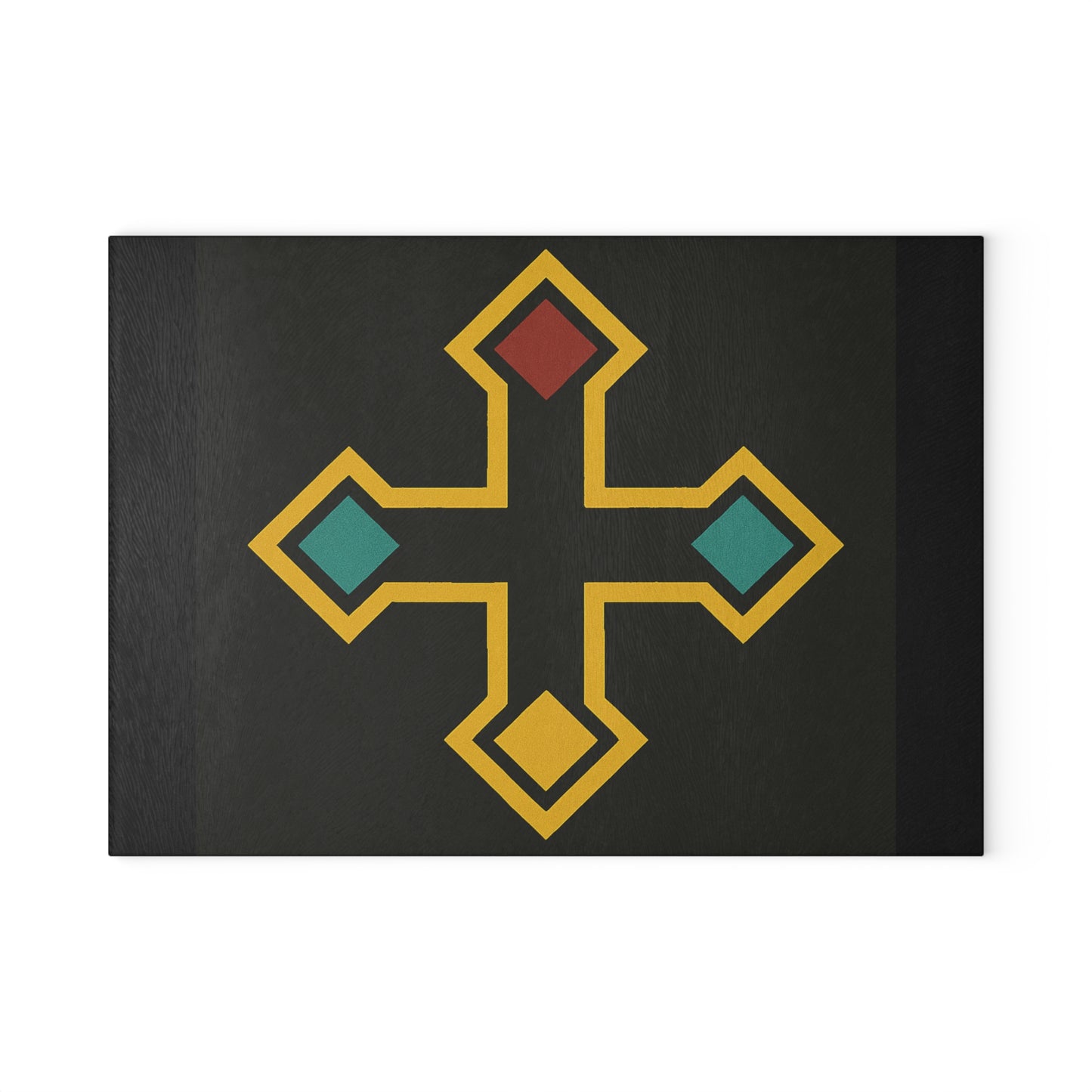 Heritage Cross Glass Cutting Board