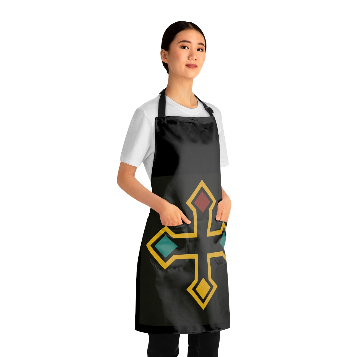 Heritage Cross Printed Apron