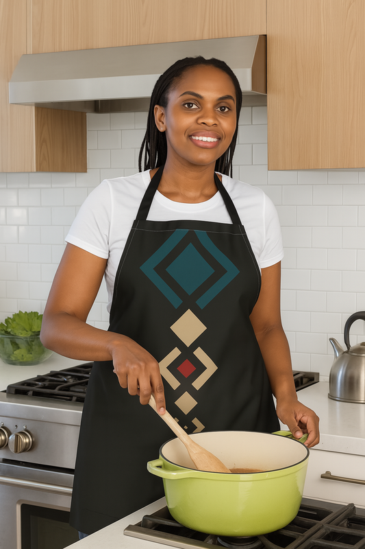 Diamond Cascade Apron
