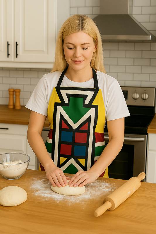 Sacred Geometry Printed Apron