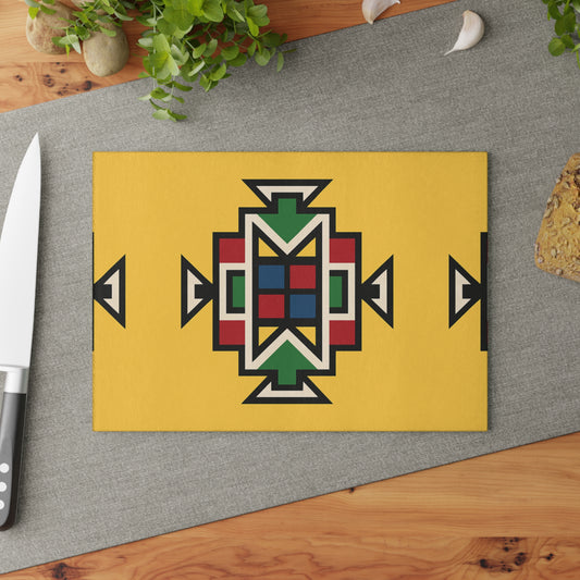 Sacred Geometry Glass Cutting Board